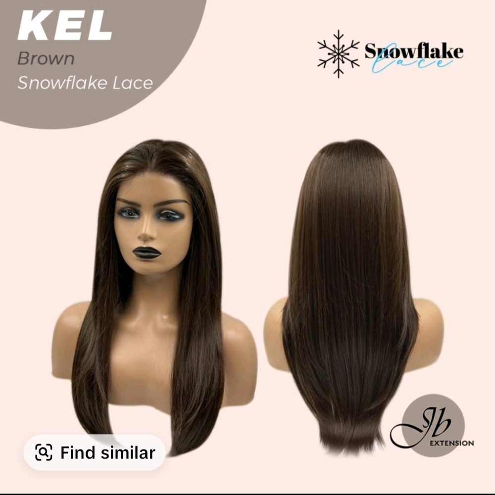 Jb Extensions Wig - Brown 22 Inches